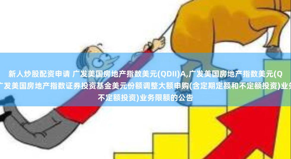 新人炒股配资申请 广发美国房地产指数美元(QDII)A,广发美国房地产指数美元(QDII)C: 关于广发美国房地产指数证券投资基金美元份额调整大额申购(含定期定额和不定额投资)业务限额的公告