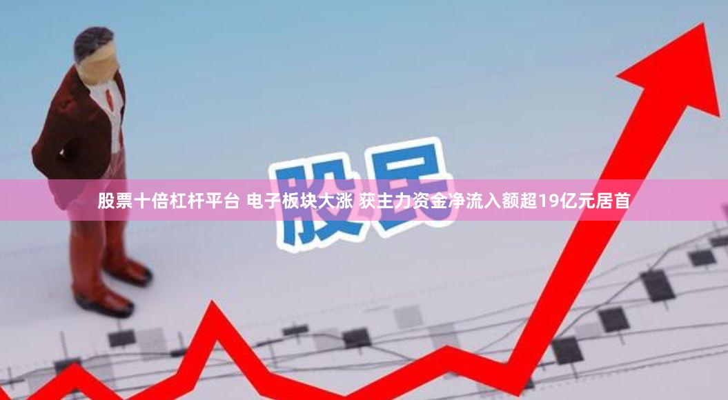 股票十倍杠杆平台 电子板块大涨 获主力资金净流入额超19亿元居首